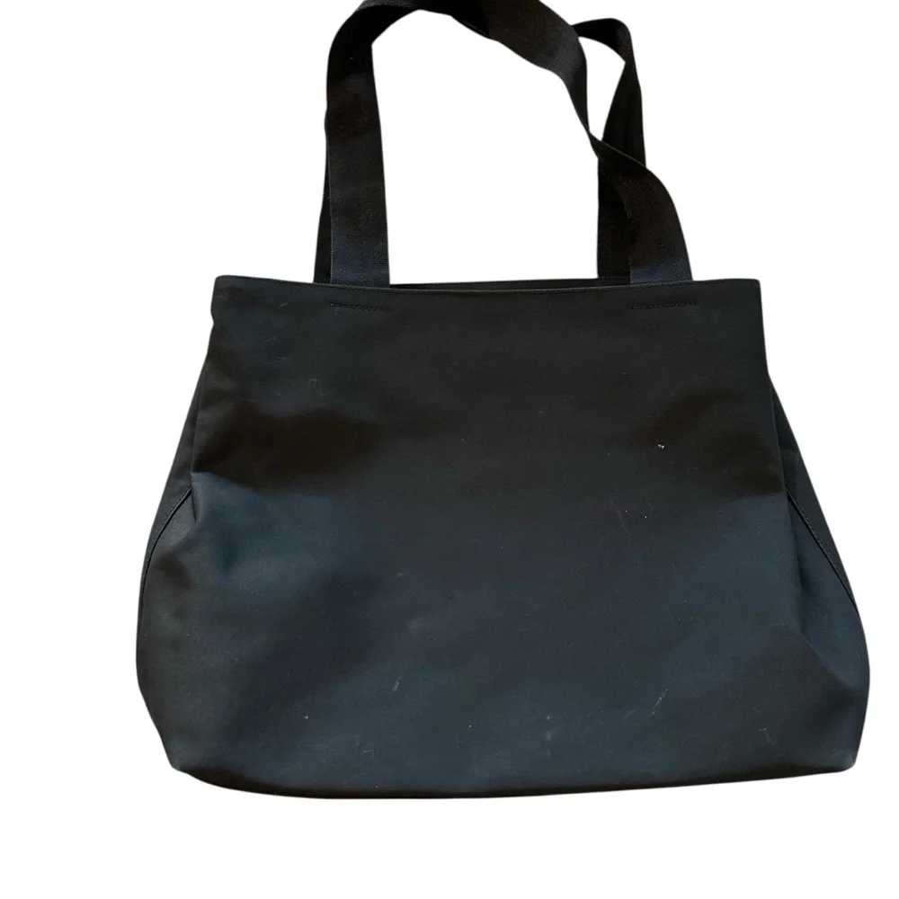 GAP Black Tote Bag Minimalist Design